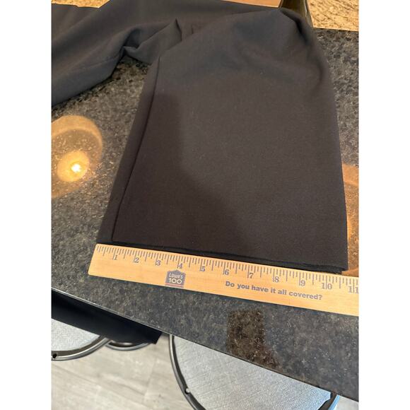 GEORGE ME by Mark Eisen Wide Leg Pants in Black Soot Women's Size 14 Average - Picture 8 of 8